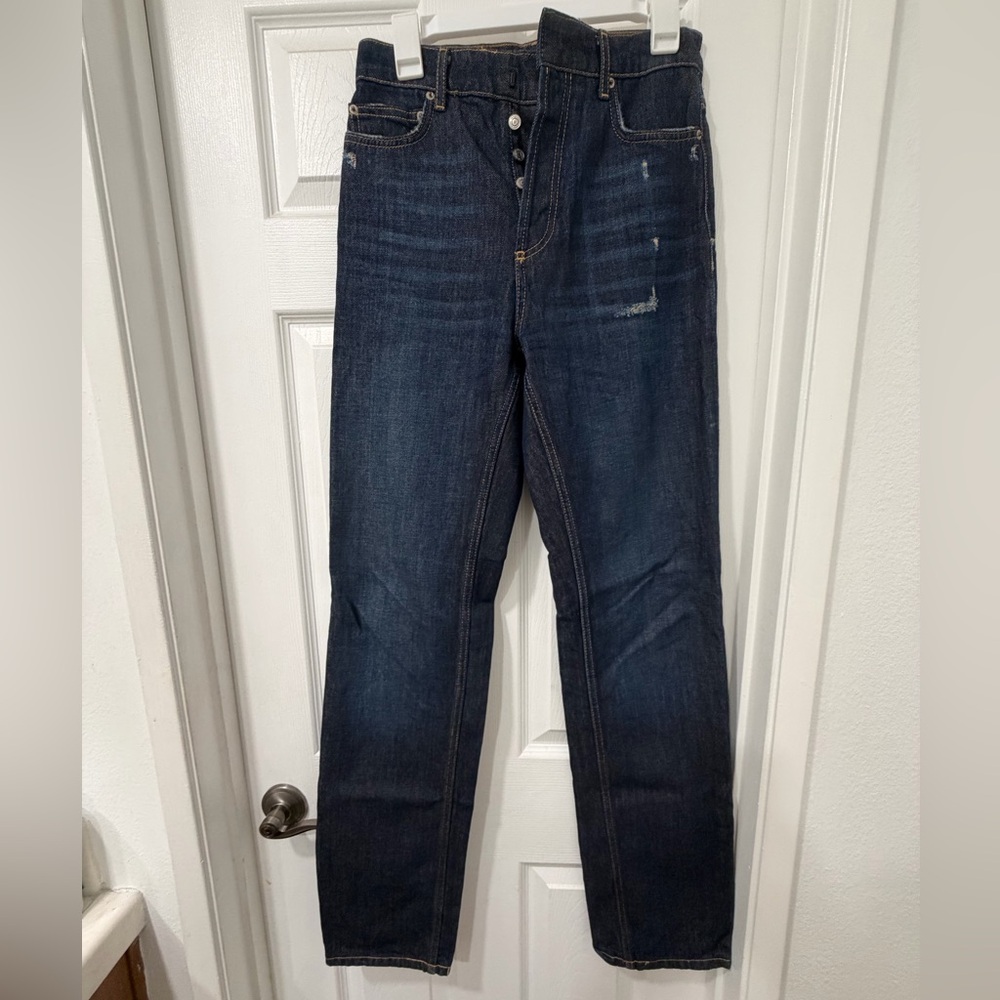 Zara Women's Dark Blue Denim Jeans